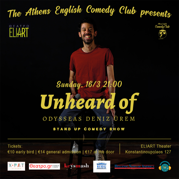 Athens English Comedy Club - Unheard Of