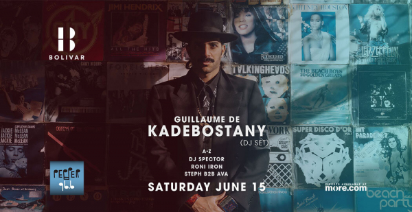 Guillaume de Kadebostany Live DJ Set at Bolivar Beach Bar