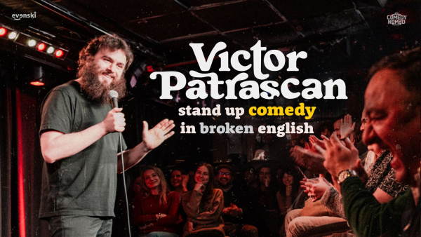 English Speaking International Traveling Comedian Victor Patrascan Returns To Greece This September